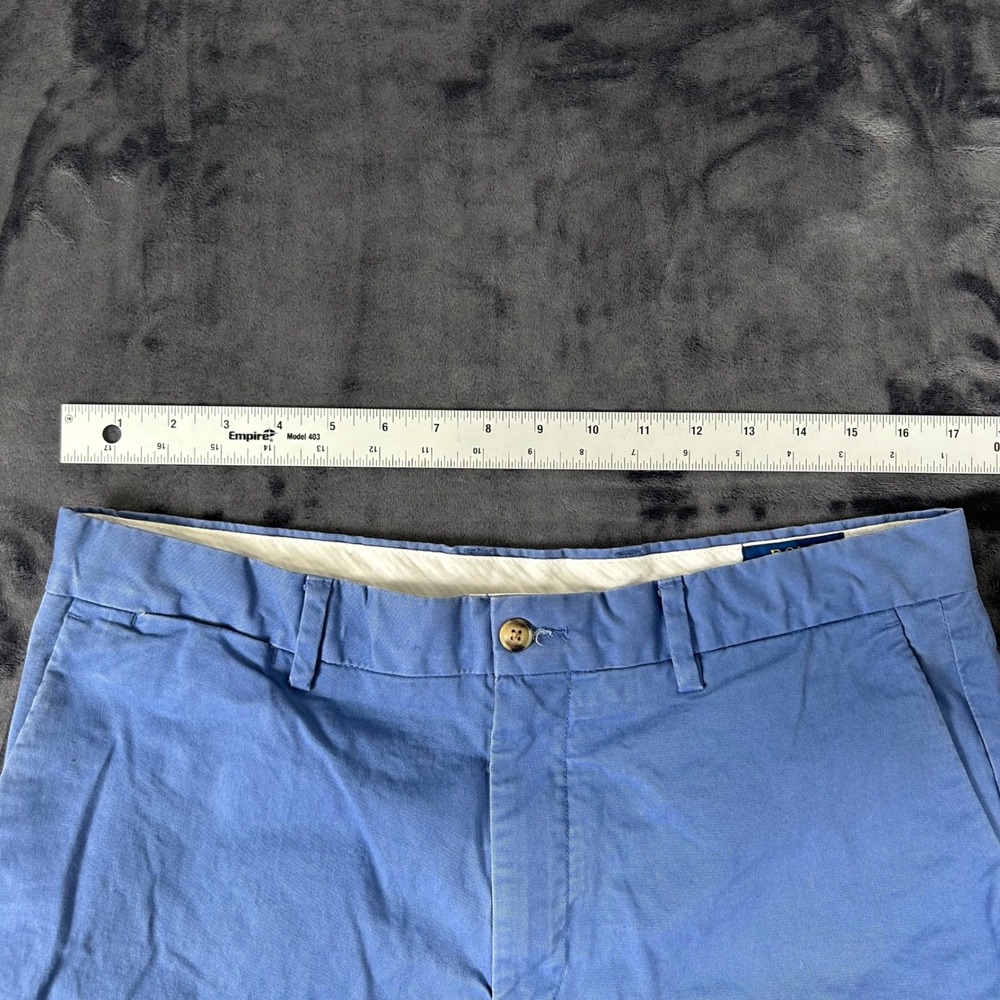 Polo Ralph Lauren Chino Shorts Mens 34 Blue Stretch Classic Fit - Picture 2 of 9